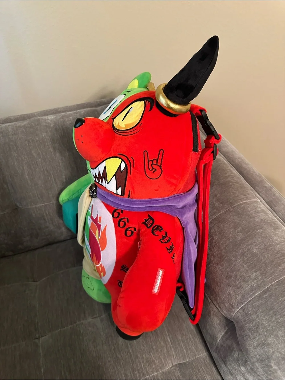 Sprayground Halo Diablo Money Bear Backpack